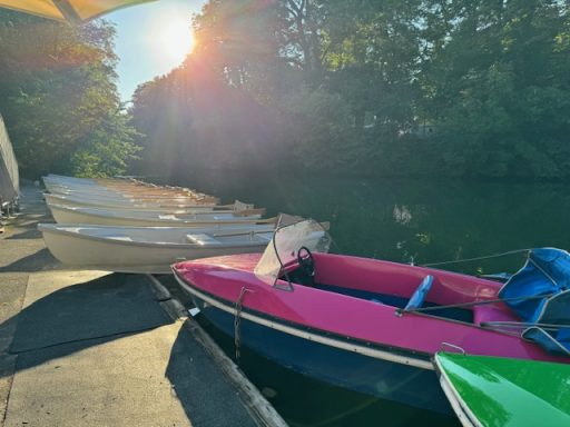 Die beiden neuen Tretboote